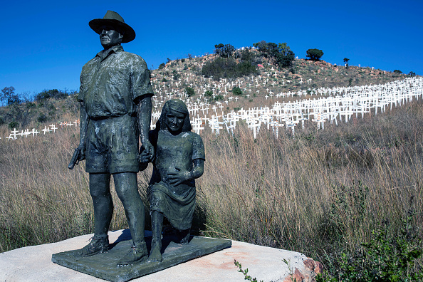 White Cross Monument Commemorates South Africa's Farm Attack Victims