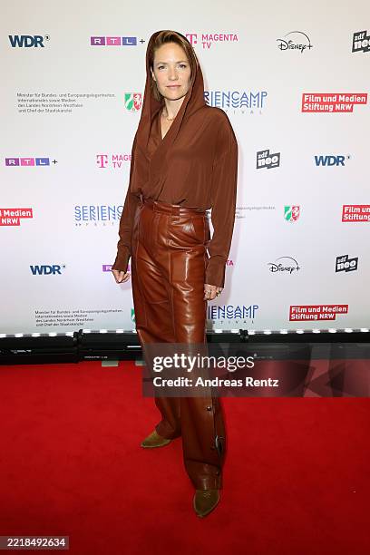 Patricia Aulitzky attends Seriencamp Festival Opening and the "Hundertdreizehn" premiere at Cinenova Kino on June 03, 2025 in Cologne, Germany.