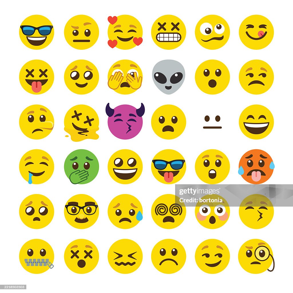 Emoticon Icon Set