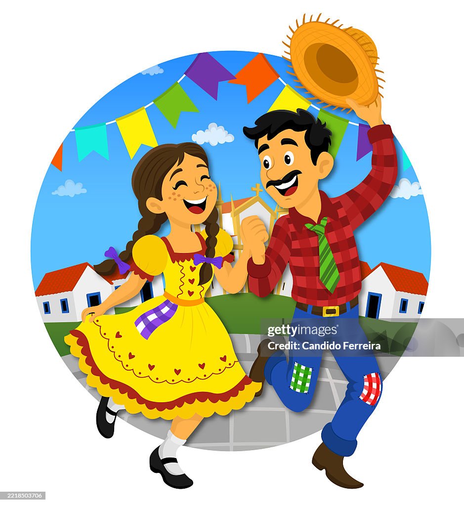 Festa Junina danse en couple