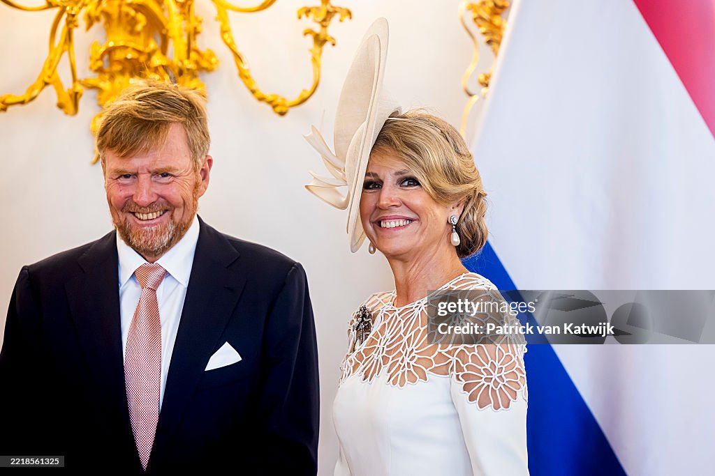 King Willem-Alexander Of The Netherlands and Queen Maxima - State Visit To Czech Republic - Day One