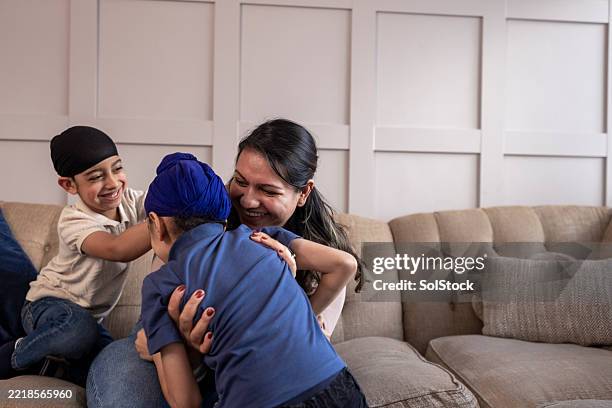 where family and friendship meet - sikhism stock pictures, royalty-free photos & images
