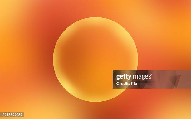 bildbanksillustrationer, clip art samt tecknat material och ikoner med bubble abstract background - apelsin