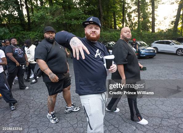 Vellz Rapper Rapper Belly Gang Kushington attends Ferrari Simmons & Belly Gang ...