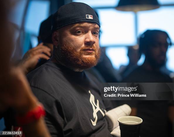 Kushington Rapper Rapper Belly Gang Kushington attends Ferrari Simmons & Belly Gang ...