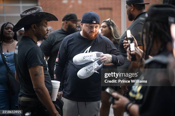 Kushington Rapper Rapper Belly Gang Kushington attends Ferrari Simmons & Belly Gang ...