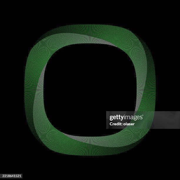 a dynamic green circular shape, showcasing modern design aesthetics with flowing lines, perfect for contemporary digital and graphic projects. - optimize flow stock illustrations
