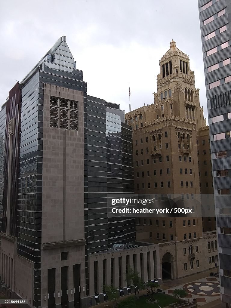 Low angle view of building against sky,Rochester,Minnesota,United States,USA