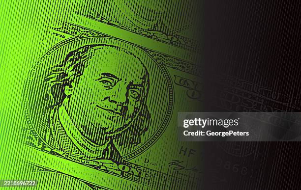 ben franklin face - portrait backdrop texture stock illustrations