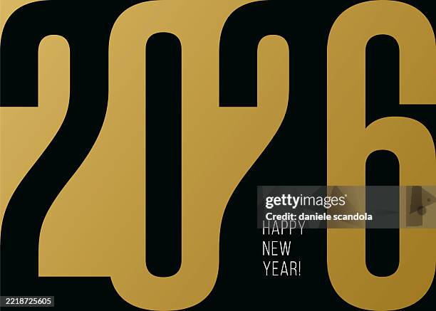 ilustraciones, imágenes clip art, dibujos animados e iconos de stock de feliz año nuevo 2026 antecedentes. - tarjeta de año nuevo