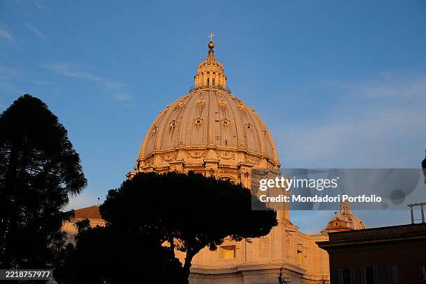 Vatican City Pope Francis celebrate the Holy Virgin of Guadalupe in Saint Peter with the chaints of the Misa Criolla, of the argentinean composer...