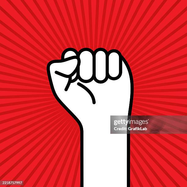 Illustration Raised Fist Representing Unity And Empowerment High-Res ...