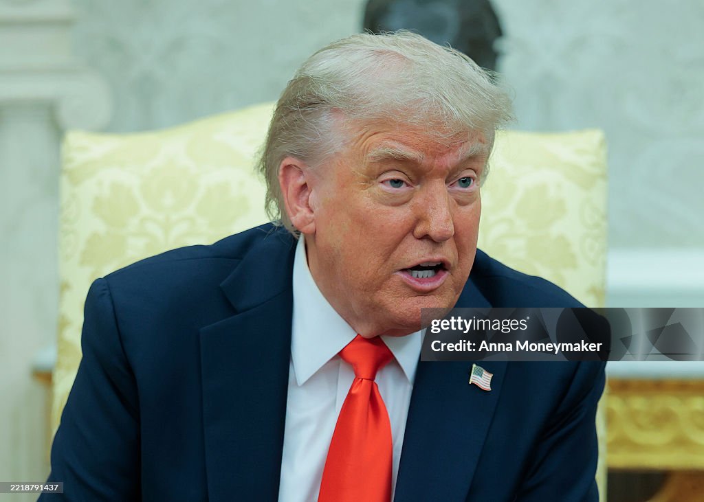 President Trump Hosts German Chancellor Merz At The White House
