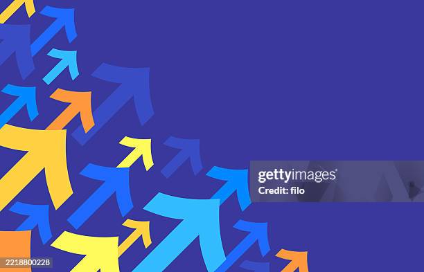 arrows motion corner direction background - arrows one direction stock illustrations