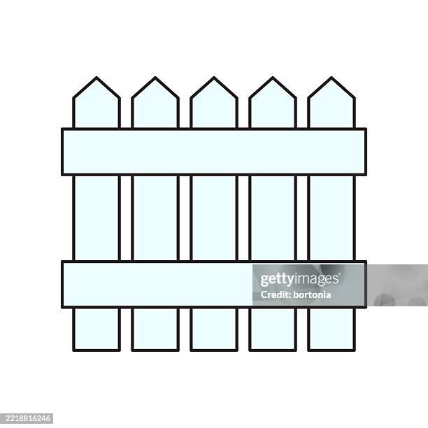 illustrazioni stock, clip art, cartoni animati e icone di tendenza di steccato icona - steccato