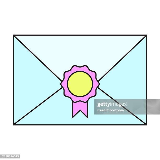envelope icon - nomination stock illustrations