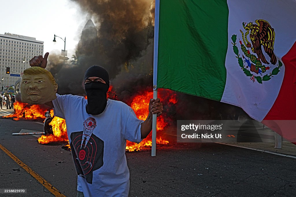 Protests Erupt In L.A. County, Sparked By Federal Immigration Raids