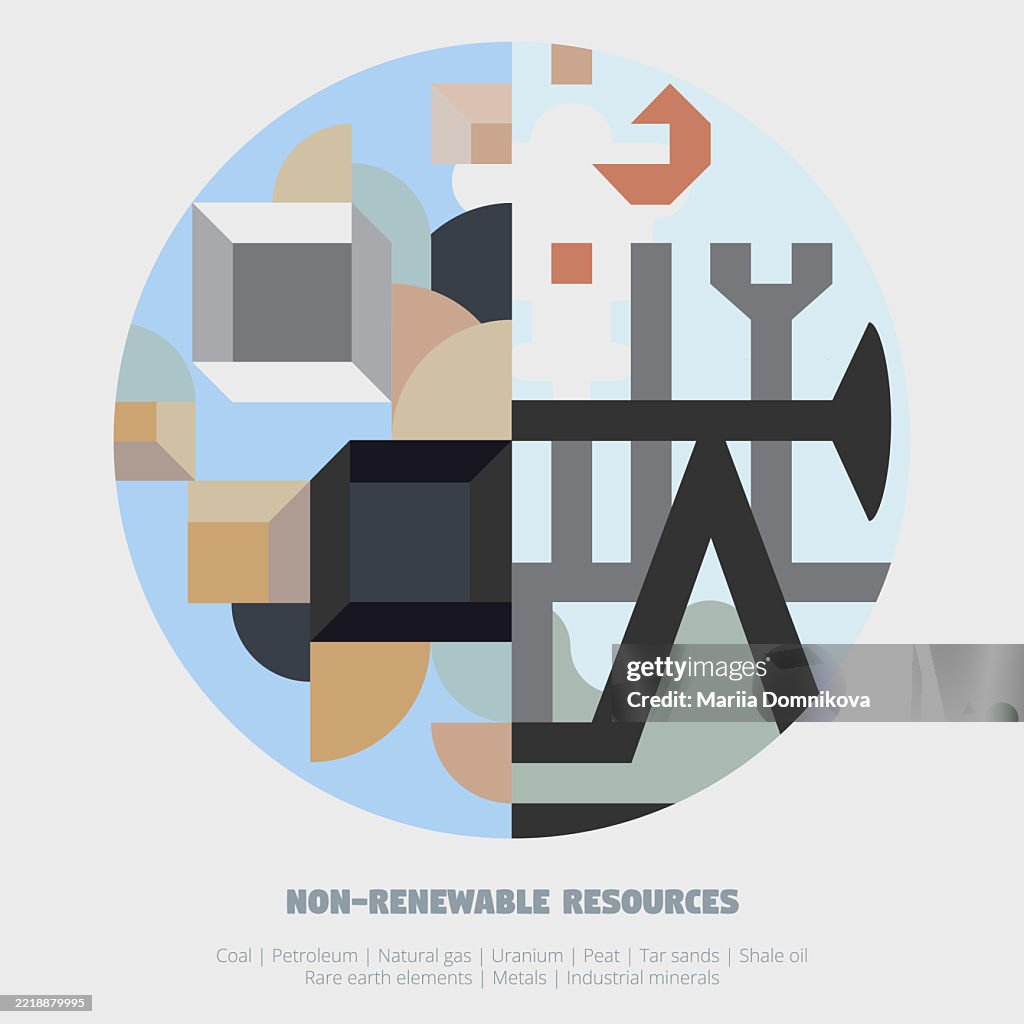 Conjunto de Recursos Naturales: recursos no renovables