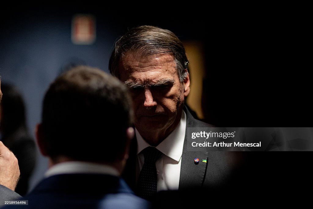 Former President Of Brazil Jair Bolsonaro Is Interrogated In Trial For Coup Accusations
