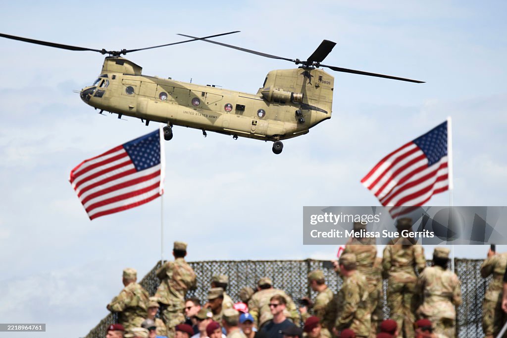 President Trump Visits Fort Bragg To Honor U.S. Forces
