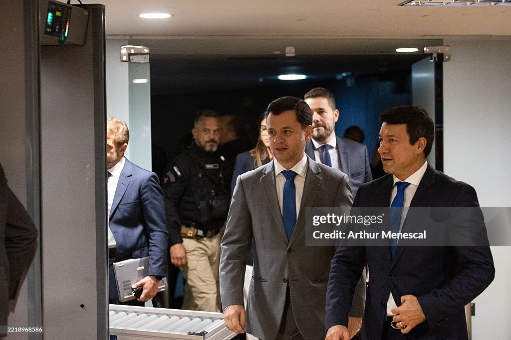 Former President Of Brazil Jair Bolsonaro Is Interrogated In Trial For Coup Accusations