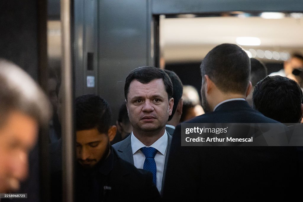 Former President Of Brazil Jair Bolsonaro Is Interrogated In Trial For Coup Accusations