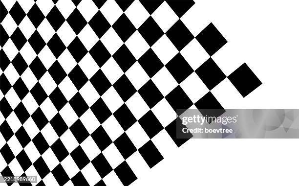monochrome chess border background - checkers pattern stock illustrations