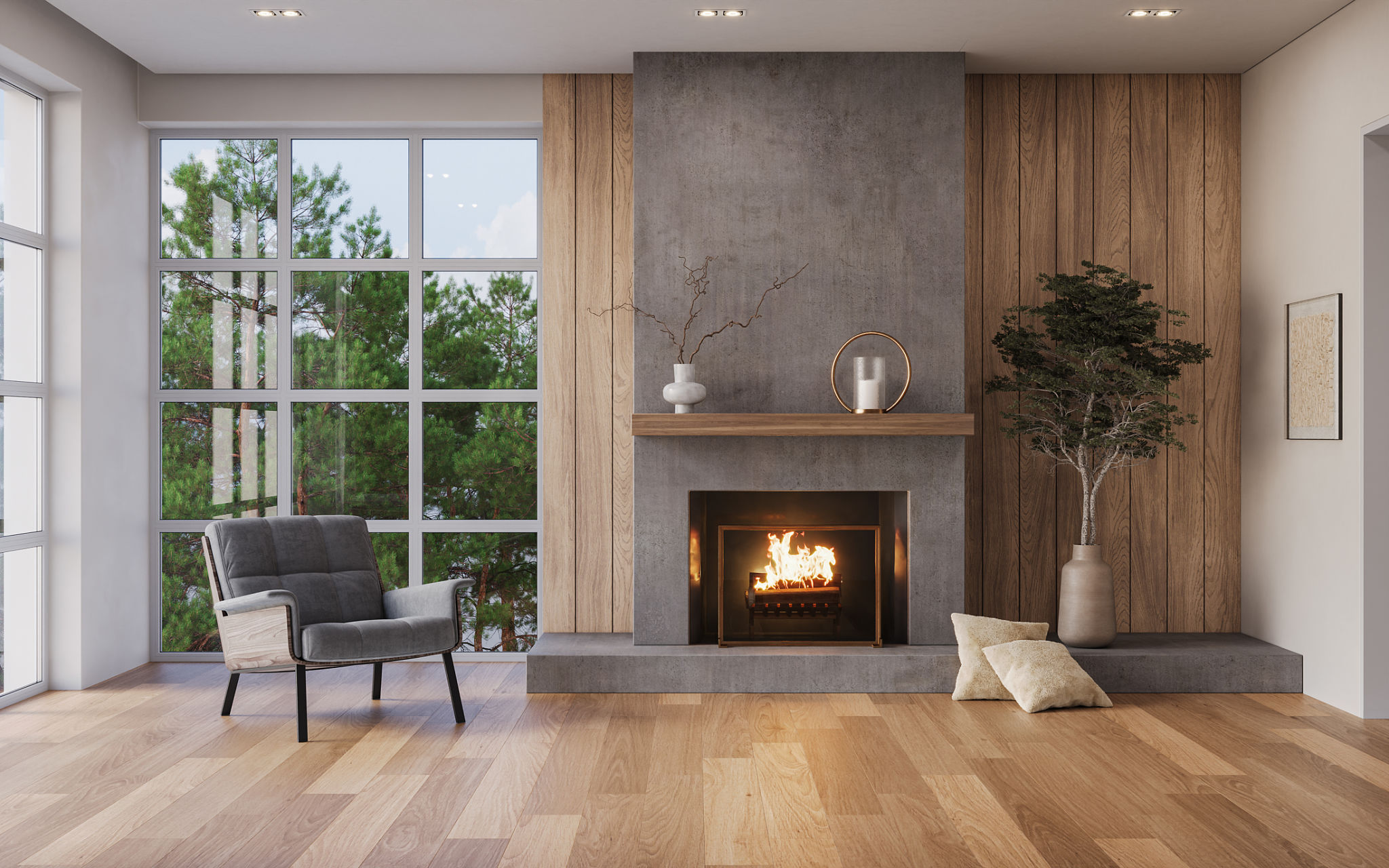 home improvement fireplace