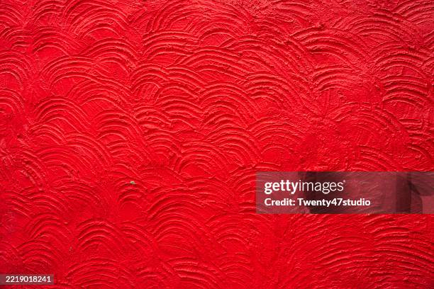 traditional tibetan temple red wall texture - tibet stock pictures, royalty-free photos & images