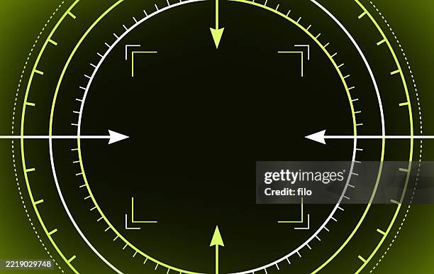 Tech Target Frame Abstract Focus Background High-Res Vector Graphic ...