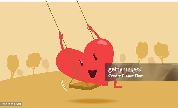 swing on the swing - porch swing stock illustrations