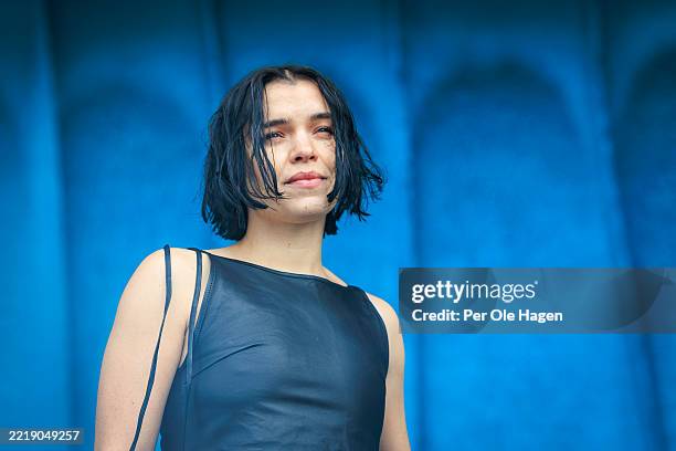 Ary performs on stage at the Neon Festival on June 07, 2025 in Trondheim, Norway.