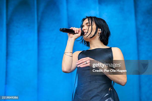 Ary performs on stage at the Neon Festival on June 07, 2025 in Trondheim, Norway.