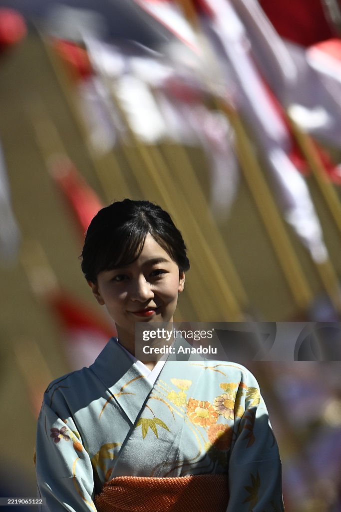 Kako Rashka Japan's Princess Kako attends a welcoming ceremony before a session ...