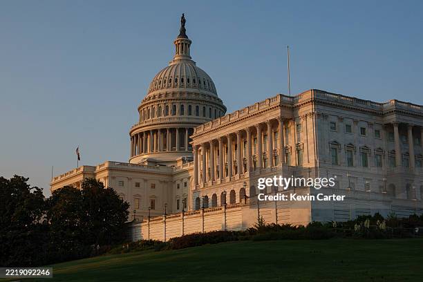 The U.S. Capitol Building seen at sunset on June 11, 2025 in Washington, DC.