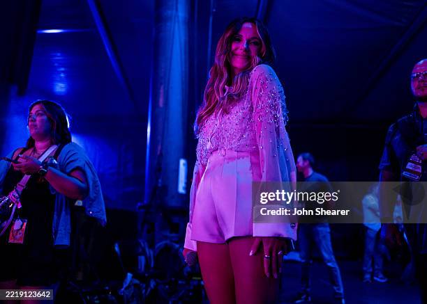 Carly Pearce attends day three of CMA Fest 2025 at Nissan Stadium on June 07, 2025 in Nashville, Tennessee.