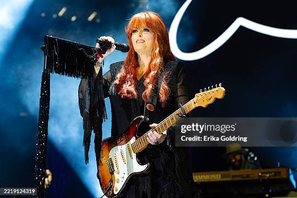 Wynonna Judd performs on stage during CMA Fest 2025 at Ascend Amphitheater on June 07, 2025 in Nashville, Tennessee.