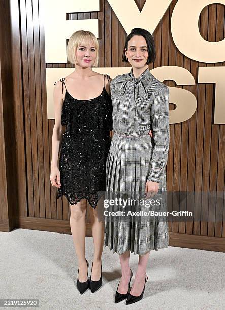 Michelle Williams and Jenny Slate attend FX's "Dying for Sex" FYC Event at Disney FYC House at the DGA Theater on June 07, 2025 in Los Angeles,...
