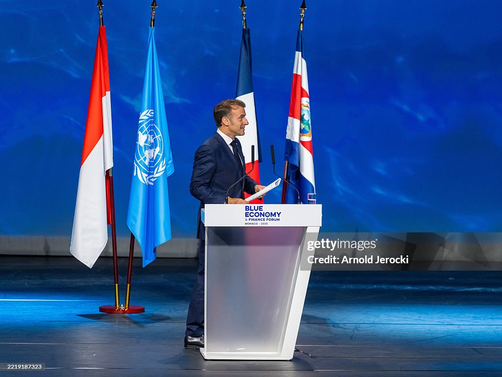 Leaders Attend The Blue Economy And Finance Forum