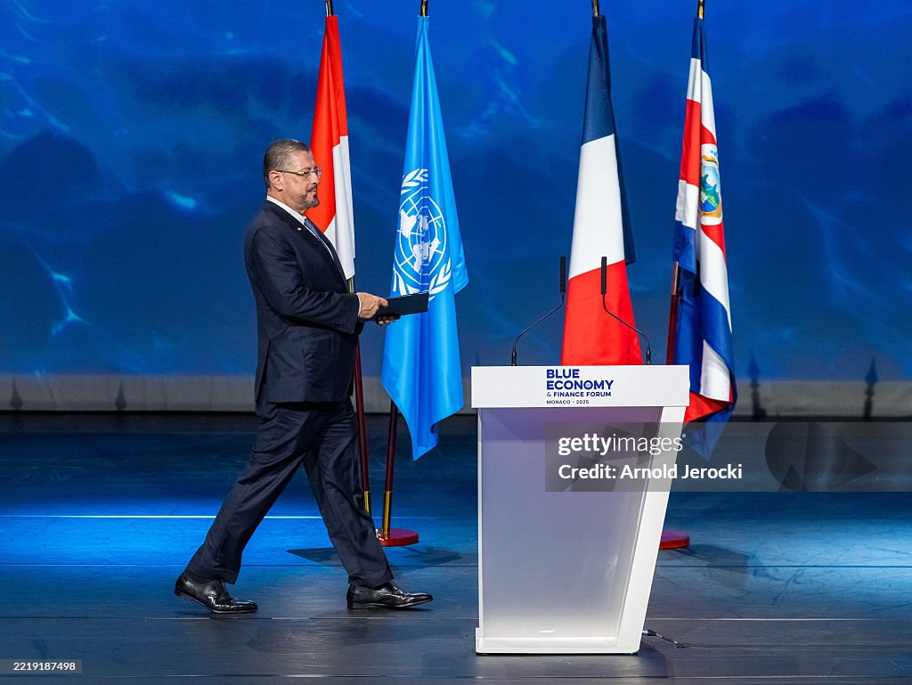 Leaders Attend The Blue Economy And Finance Forum