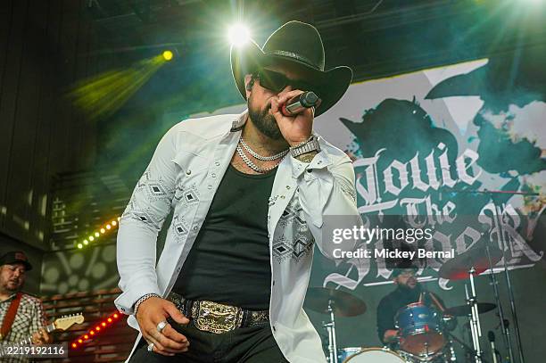 Louie The Singer performs at Skydeck at Assembly Food Hall on June 08, 2025 in Nashville, Tennessee.