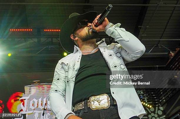 Louie The Singer performs at Skydeck at Assembly Food Hall on June 08, 2025 in Nashville, Tennessee.
