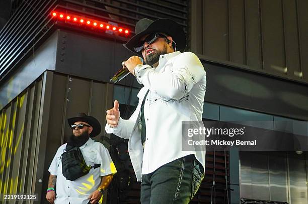 Louie The Singer performs at Skydeck at Assembly Food Hall on June 08, 2025 in Nashville, Tennessee.