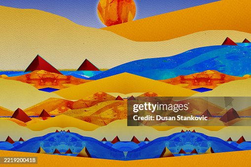 Abstract Desert Mirage Abstract Desert Mirage