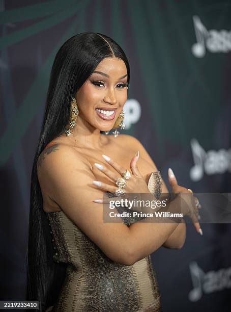 Cardi B attends 2025 ASCAP Rhythm & Soul Awards at Four Seasons Hotel Los Angeles at Beverly Hills on June 8, 2025 in Los Angeles, California.