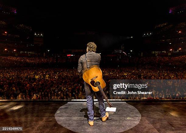 Dierks Bentley performs onstage during day four of CMA Fest 2025 at at Nissan Stadium on June 08, 2025 in Nashville, Tennessee.