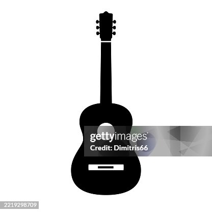 Classical Guitar Solid Icon Classical Guitar Solid Icon