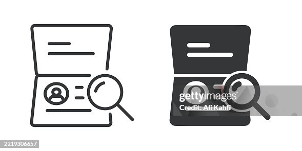 Legal Document thin line and glyph solid icon. Editable stroke and perfect pixel isolated on transparent background Legal Document thin line and glyph solid icon. Editable stroke and perfect pixel isolated on transparent background