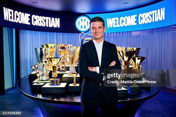 Internazionale Unveil New Coach Cristian Chivu at Inter HQ on June 06, 2025 in Milan, Italy.