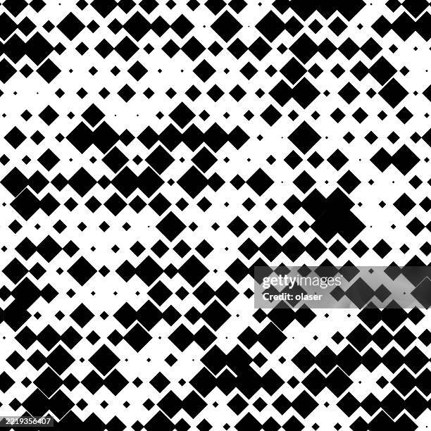 a striking pattern featuring black and white diamond shapes. - different levels stock illustrations